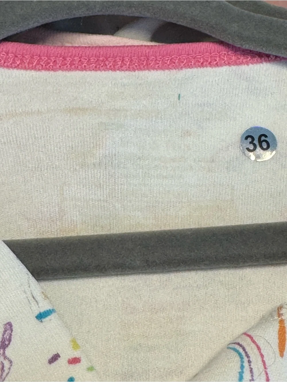 Magnetic Me Rainbow Baking Footie Sleeper 3-6M Baby Girl Organic Cotton Cake